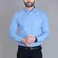 Combo of 3 Cotton Shirt for Man (Pink, Sky Blue and White) - Frankshop.in
