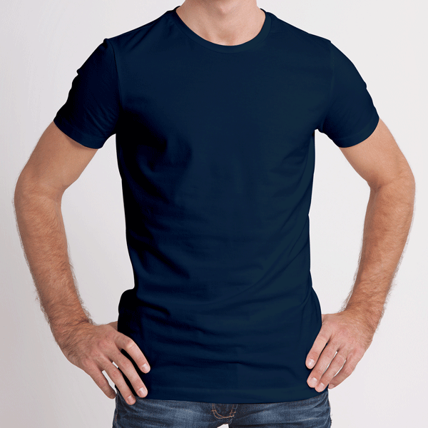 Pack of 4 Half Sleeves T-Shirts for Men 180 GSM (Mustard, Navy Blue,White and Maroon ) - Frankshop.in