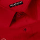 Blood Red I Red Color I Formal Shirt I Regular Fit I 100% Cotton Shirt - Frankshop.in