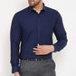 Combo of 2 Cotton Shirt for Man ( Pista and Navy Blue ) - Frankshop.in
