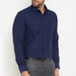 Combo of 2 Cotton Shirt for Man (Navy Blue and White) - Frankshop.in