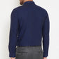 Frankshop Classic Pure Cotton Royal Blue Blend Solid Shirts For Man - Frankshop.in