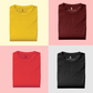 Pack of 4 Half Sleeves T-Shirts for Men 180 GSM (Mustard,Maroon,Red and Black) - Frankshop.in