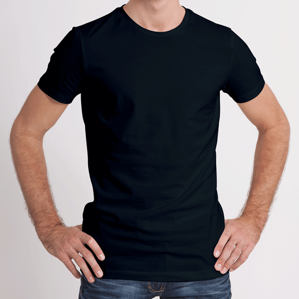 Pack of 4 Half Sleeves T-Shirts for Men 180 GSM (Mustard,Maroon,Navy Blue and Black) - Frankshop.in