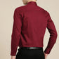 Plain Cotton Blend Solid Shirts (Maroon) - Frankshop.in
