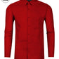 Blood Red I Red Color I Formal Shirt I Regular Fit I 100% Cotton Shirt - Frankshop.in