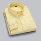 Frankshop Classic Pure Cotton Blend Lemon Color Solid Shirts - Frankshop.in