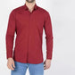 Combo of 2 Cotton Shirt for Man ( Red and Mehandi ) - Frankshop.in