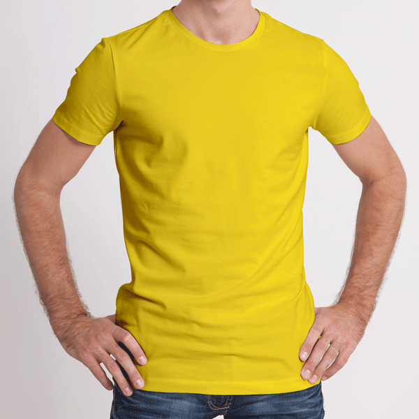 Pack of 4 Half Sleeves T-Shirts for Men 180 GSM (Mustard, Navy Blue,White and Maroon ) - Frankshop.in